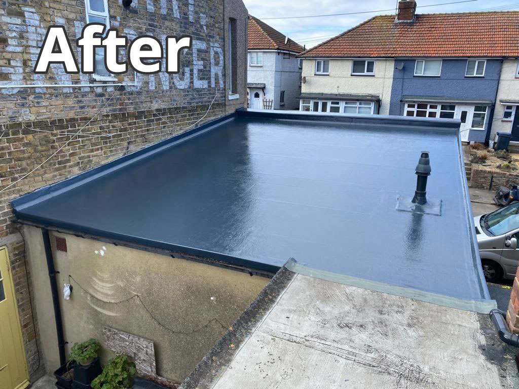 Image of GRP Roofing after work